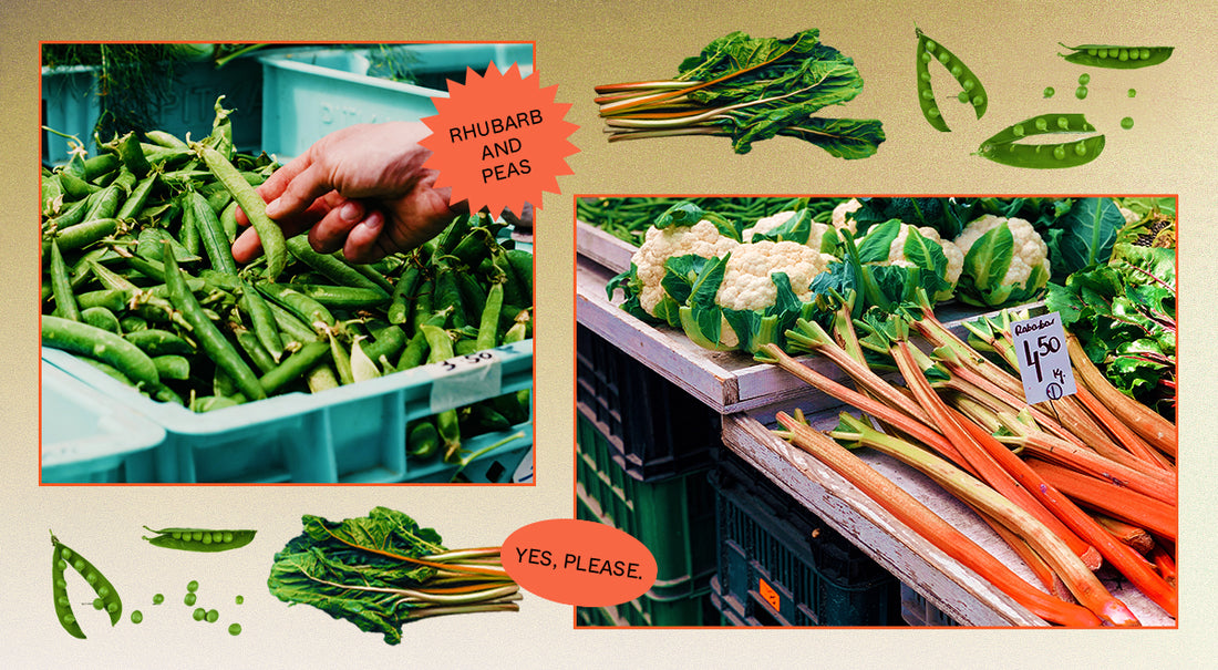 Rhubarb and Peas? Yes, Please.